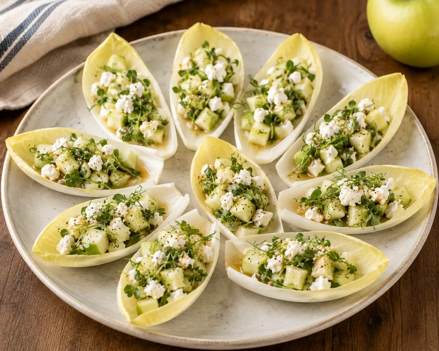 Bouchées d'Endives aux Pommes